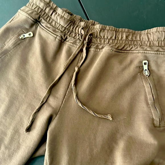 Womens Brown Jogger Pants - Picture 3 of 5